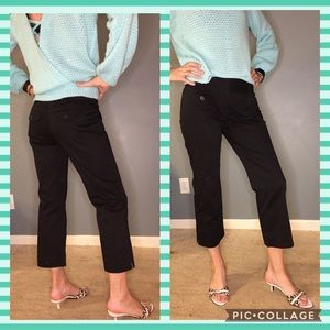 LOFT Cropped Black Pants ☀️